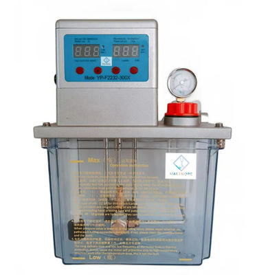Yp-f2232 3l Digit Panel Display Electromagnetic Oil Pump Electric Lubricator Gear For Lathe Centralized Lubrication